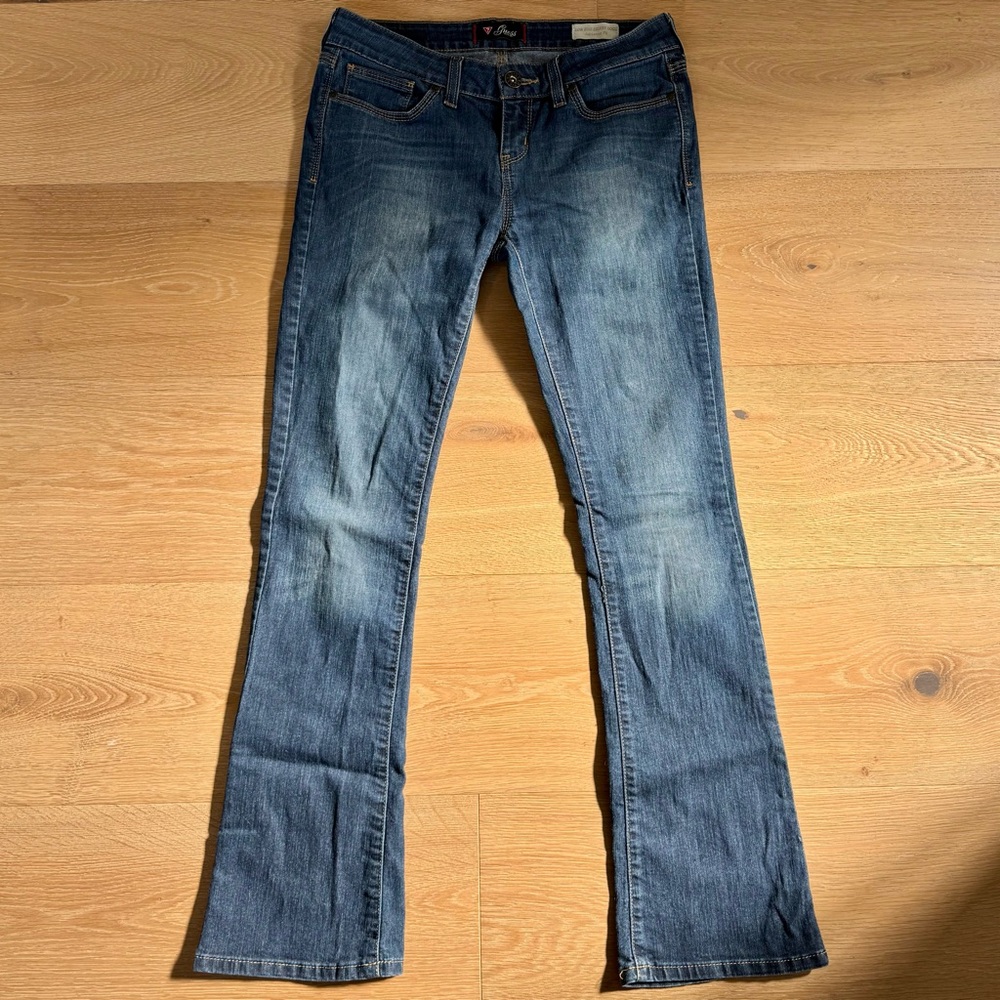 Guess Women's Low Rise Skinny Boot Adrianna Jeans